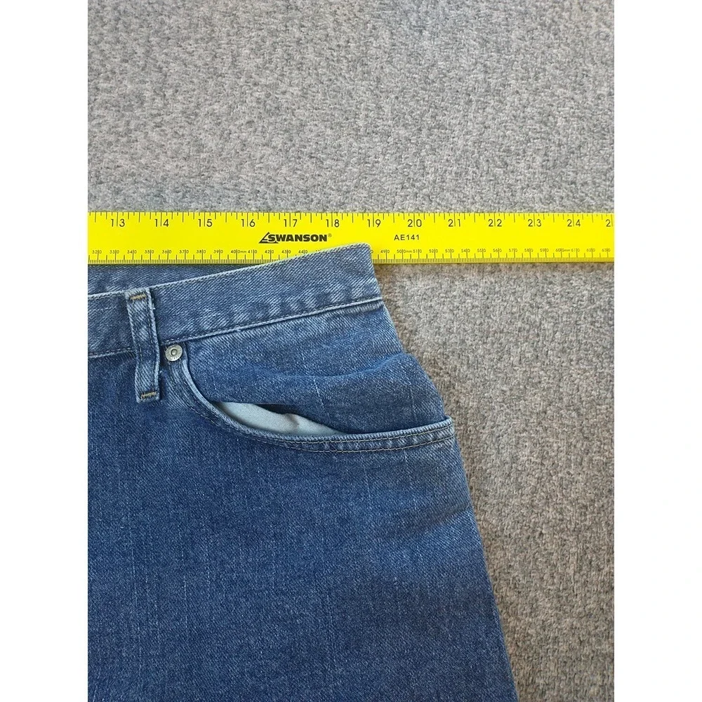 Wrangler Hero Authentic Mens Blue Straight Leg Jeans 38x31 Medium Wash 97T01VR